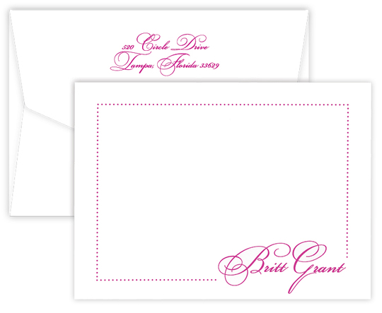 Triple Thick Manhattan Flat Note Cards